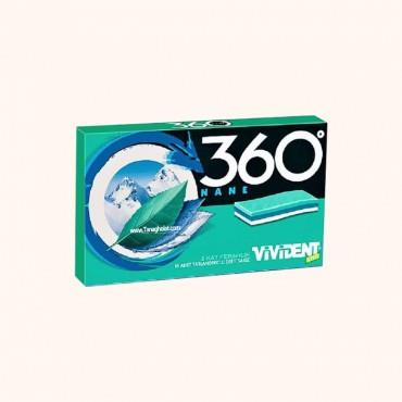آدامس ویویدنت سه لایه 360 با طعم نعناع بدون شکر